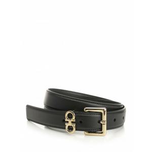 [SALVATORE FERRAGAMO] 라프리마 여성 간치니 미니 루프 벨트 230346780415 001 블랙 /15