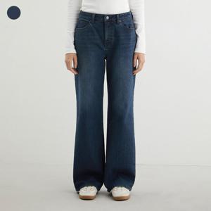 [게스]여성 기모 D톤 와이드 청바지 YP4D9185