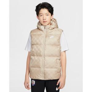 나이키 자카드 후드 베스트 베이지 8-15세 A254VE388P