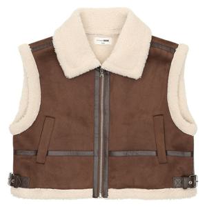 [소이][겨울]무스탕 조끼 25W0156