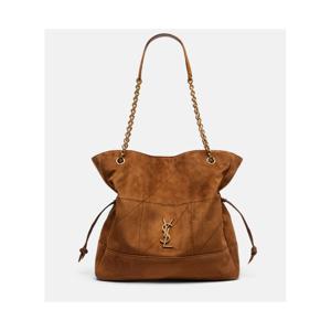 생로랑 Jamie Shopping 스웨이드 토트 백 P01090496