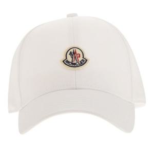 몽클레어 로고 패치 어드저스터블 스트랩 베이스볼 캡 K20913B0