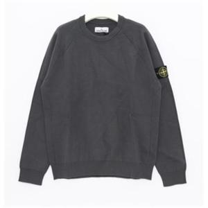 [프렌치샵/국내배송] 스톤아일랜드 와펜 더블페이스 니트 그레이 7915527A6 V0062