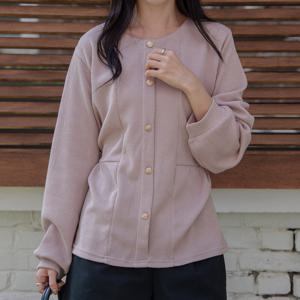 나야홍 / 빅사이즈 510 허리매듭단추셔링니트 DGOV481