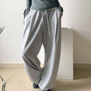 나야홍 / 빅사이즈 510 유용한스트링주름팬츠 DNOV408