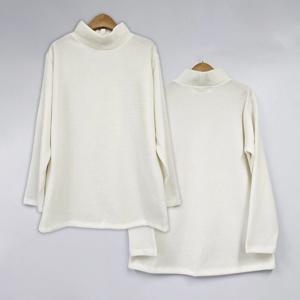 나야홍 / 빅사이즈 510 베이직기모반폴라슬림티 DLDT342