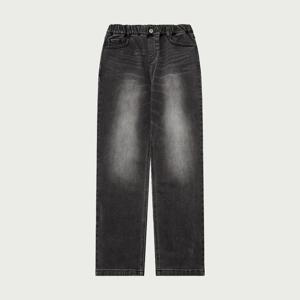 행텐틴즈 백 브러쉬 풀밴딩 테이퍼드 데님팬츠_100(14540-055-803-10)