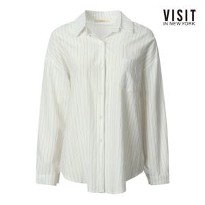 [비지트인뉴욕]클래식 포켓 스트라이프 셔츠 (V5ALS01)