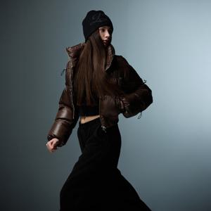 [에고이스트] [CAPSULE LINE]스트링 디테일 크롭 다운점퍼 ER4NZ160