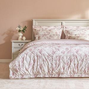 로라애슐리 자스민 바이오워싱 광폭 60수 고밀도 면 이불커버 K