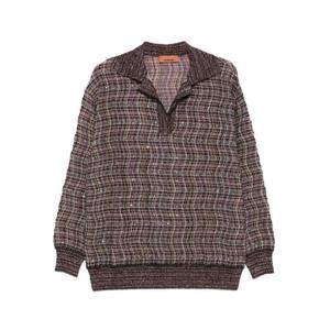 미소니 폴로 티셔츠 DS25WN22 BC005WSM9US Pink brown