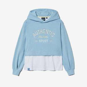 [휠라 키즈]레이어드 후드 맨투맨 (FK2POG3404F_SBU)