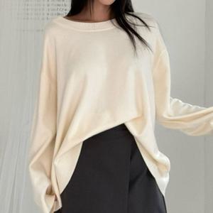 나야홍 / 빅사이즈 510 매일입는라운드니트 DLTV500