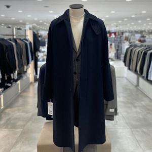 [지오지아]2컬러 울캐시미어 코듀로이카라 발마칸 롱코트_ABE4GC