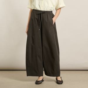 [BCBG]올앤선드리 캐티 밴딩 와이드 팬츠 A5F7P313_DG