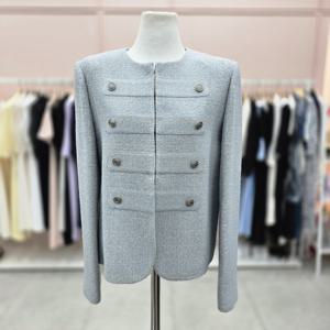 [샤틴]투버튼장식  슬림 트위드 쟈켓S244S104A20