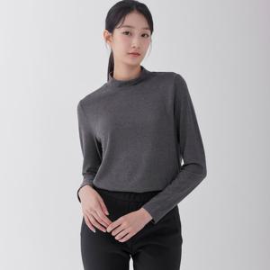 [지센] (3컬러) 에센셜 하프넥 긴팔 티셔츠 LCTSOA74