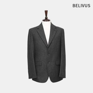 빌리버스 남자 겨울 클래식 헤링본 울블렌드 싱글 자켓 정장 BVOT175