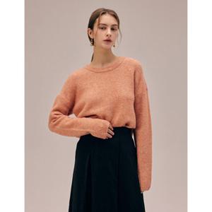 나이스클랍 (N254PWKA24) 알파카 블렌드 니트 탑