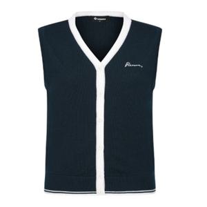 [레노마골프]여성 풀오픈 Y넥 니트 베스트 RWSVO7203-819