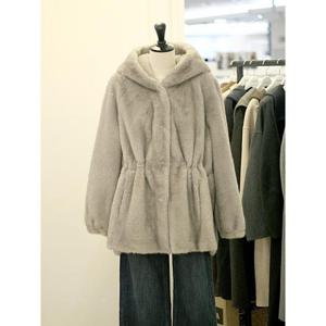 메종블랑쉬 세이브존03 무스탕 하프 후드 자켓 AGY256NMUA01A