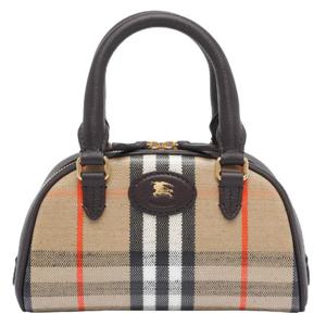 25FW Burberry Burberry Bowling 베이지 레더 Blend 백 8115281B9368