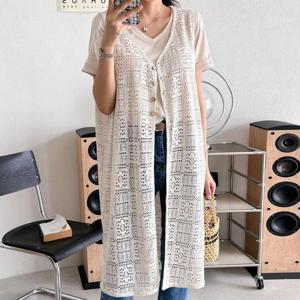 빅사이즈 505 알로하네트앤티크조끼 DBNU603