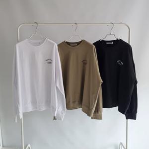 나야홍 / 빅사이즈티 Q604L511 케파백프린팅면맨투맨 NS