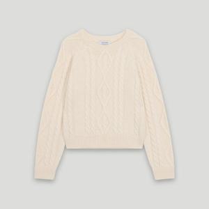 [코데즈컴바인]꽈배기 울 라운드넥 니트 CKD-PU007WA