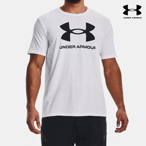 M 언더아머반팔티 DQC 1370862-100 언더아머 UA 스포츠 로고 반팔티