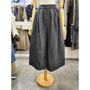 밸리걸 세이브존01 밴딩 융기모 벌룬 와이드 9부 퀼팅 팬츠 614080