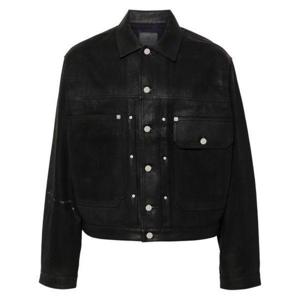 GIVENCHY 지방시 DENIM JACKET (BM017H513R 001) (코팅 데님 자켓)