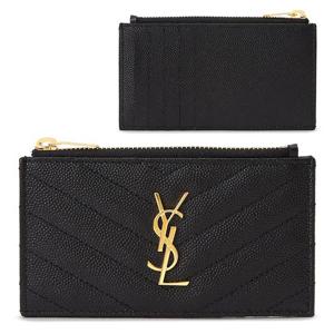 생로랑 카산드라 마틀라세 프라그망 여성 카드지갑 607915 BOW01 1000