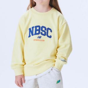 뉴발란스키즈긴팔티 RQJ NK9CE3102U-30 NBSC 빅로고 맨투맨