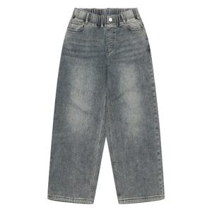 [소이]와이드 기모 빈티지진 25W0208_BL