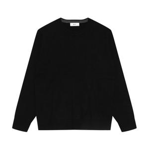 [본(정장)]아렌퓌 라운드넥 풀오버 니트 블랙 BN3FSW812BK