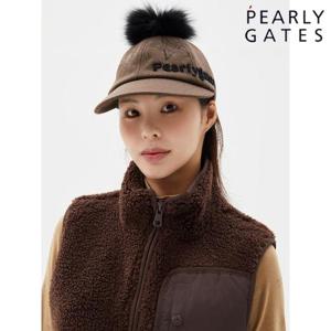 파리게이츠 (521D4CP002) 여성 폭스 퍼 탈착 리본 캡