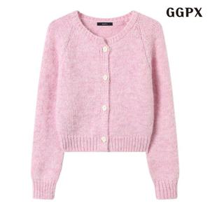 [GGPX]러블리 앙고라 크롭 니트 가디건 (GPDCK040D)