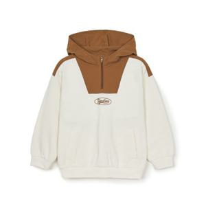 M MLB키즈후드티 TQK 7AHDR0146-50CRS 데일리 아웃도어 우븐배색 기모 후드 뉴욕양키스