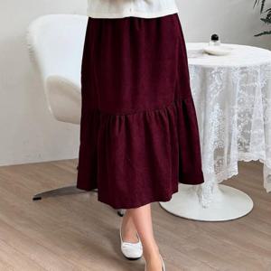 나야홍 / 빅사이즈 511 분위기있는골덴스커트 DYPV654