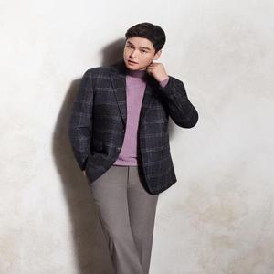 [크로커다일남성]CDAABJK4105_울 혼방 클래식 레트로 체크 자켓