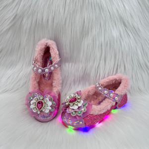 [쁘띠앙팡](모다시흥)탈렌트키즈 TSY71HSH01 TS릴리안LED털구두_