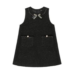 [티파니(정상)](T55KBO010)-BK 트위드 JP/SK