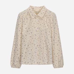 [써스데이아일랜드]핀턱 셔츠 카라 블라우스 T258MBL237W