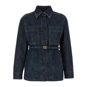 FENDI FF denim jacket FLF677AW82F1UKI