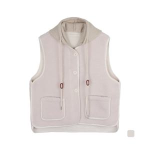 [미니마리] 니트후드플리스베스트 (MMA4VT15)