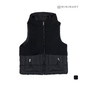 [미니마리] 플리스배색패딩베스트 (MMA4VT13)