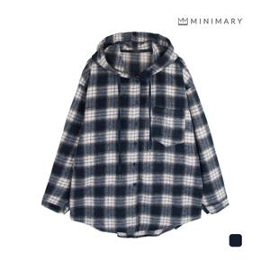 [미니마리] 웜체크후드셔츠 (MMA4BL04)