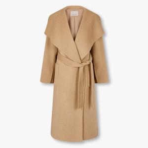 캐시미어 블렌드 와이드 숄 카라 코트 7155416003