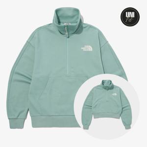 노스페이스맨투맨 GQT NM5MP52L 컴피 하프 집 스